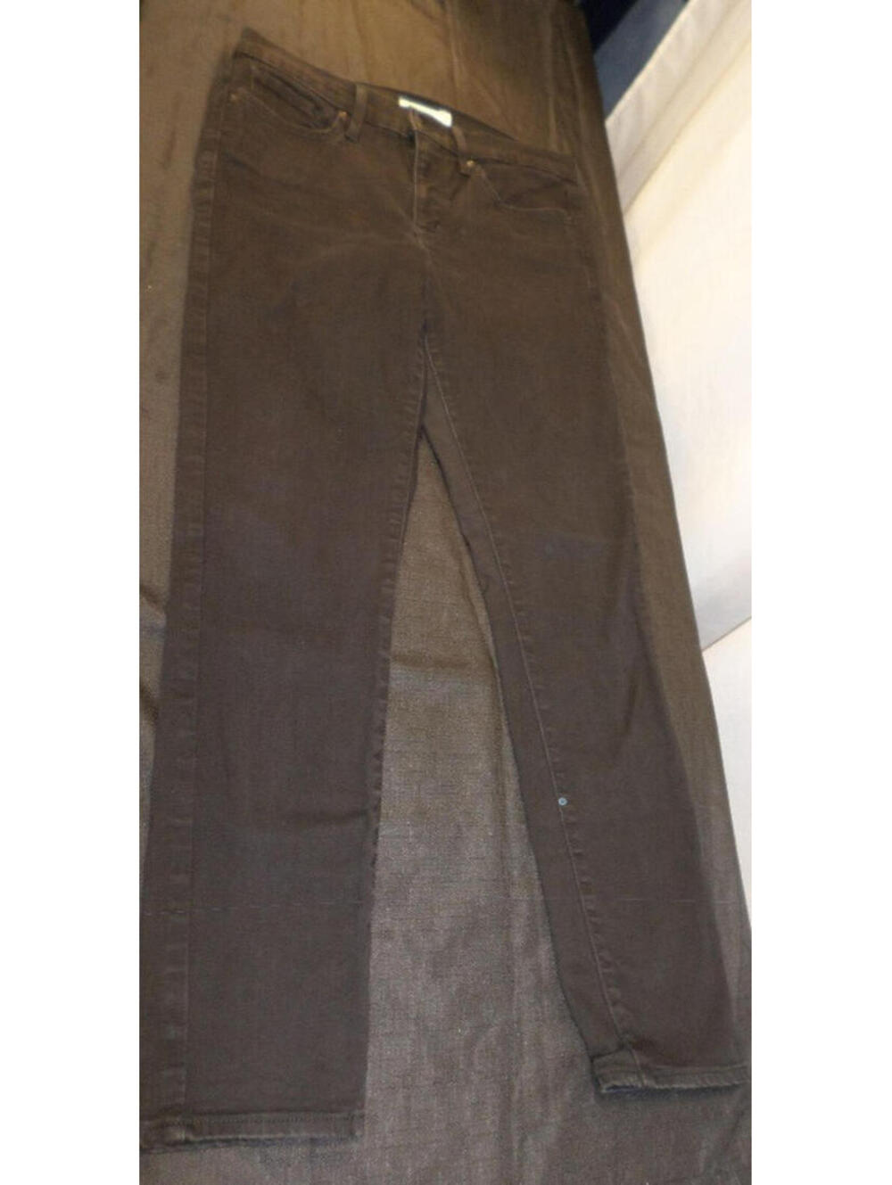 DESIGNER LEVI STRAUSS & CO WATERLESS 311 SHAPING SKINNY BLACK JEANS PANTS 30